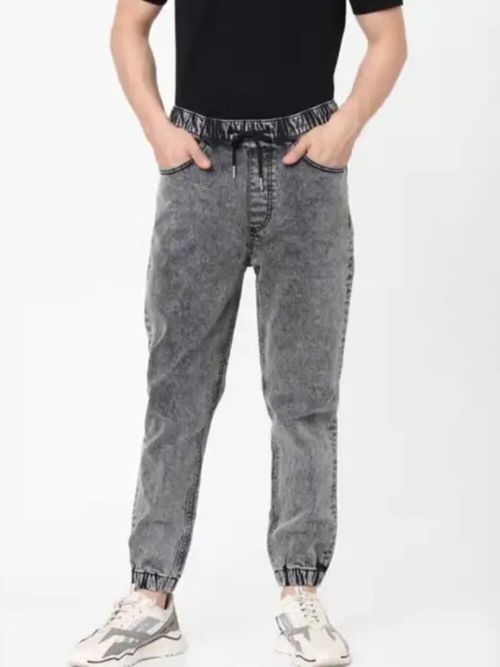 Men's Reserved Grey Denim Joggers